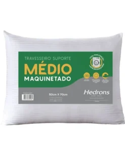 Travesseiro Maquinetado Suporte Médio Hedrons